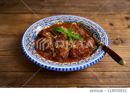 牛つくねのトマト煮込み 118050832