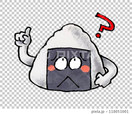わからないおにぎりのキャラクター 118051001