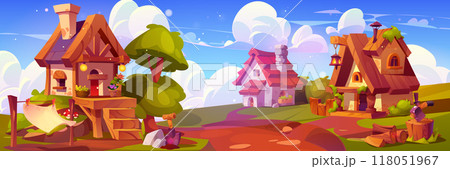 Fairytale gnome village houses 118051967