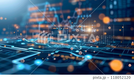 A computer screen with a lot of numbers and lines A computer screen with a lot of numbers and lines 118052120