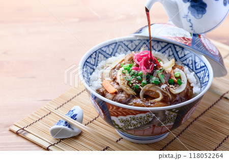 十勝帯広名物　豚カルビ丼　(スタミナ豚丼) 118052264