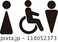 ピクトグラム　トイレ 118052373