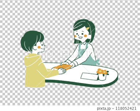 Library reception counter - 4 colors 118052421