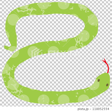 Cute snake illustration (Year of the Snake) 118052554