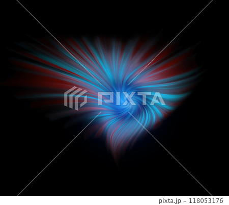 Blue and Red Swirling Energy Vortex with Cosmic Rotational Motion Blue and Red Swirling Energy Vortex with Cosmic Rotational Motion 118053176