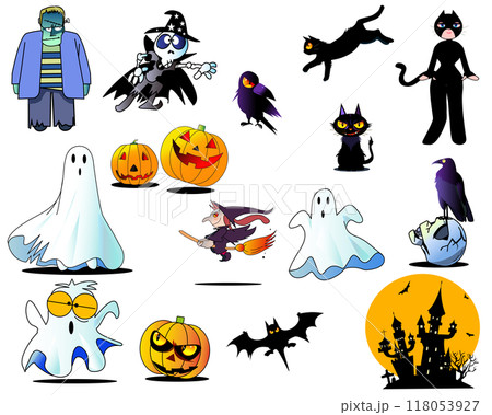 ハロウインのクリップアート 118053927