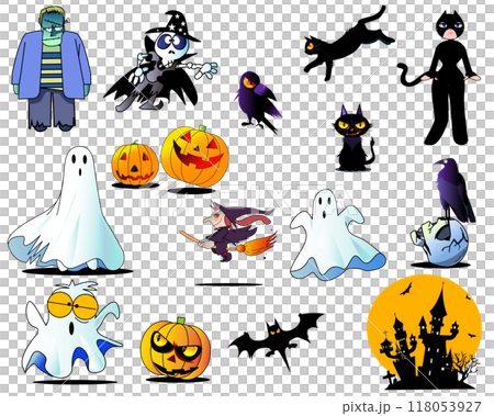 ハロウインのクリップアート 118053927