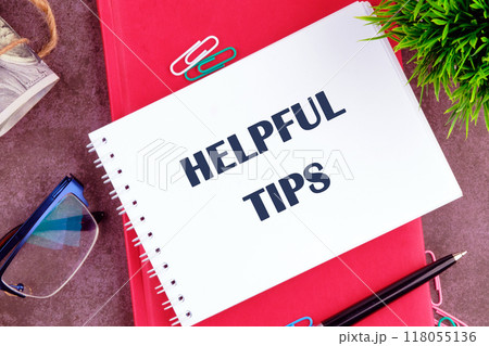 Helpful Tips words there is a note in the notebook for actions 118055136