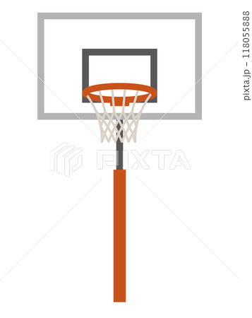 バスケットゴールのイラスト 118055888
