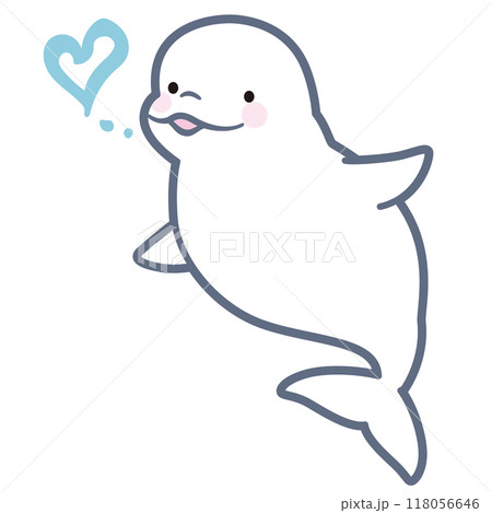 シロイルカ　ベルーガ　海洋生物 118056646