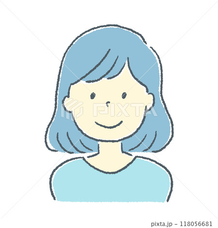 若い女性のイラスト 118056681