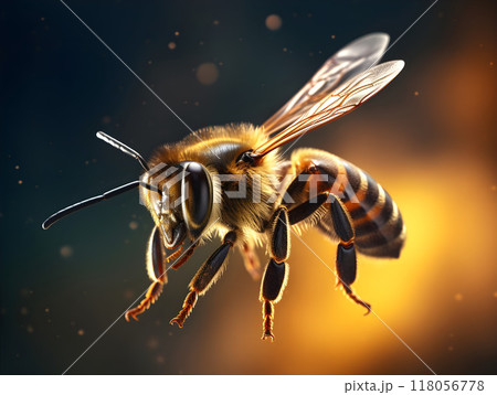 close up of a bee close up of a bee 118056778