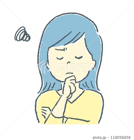 悩んでいる女性 118056856