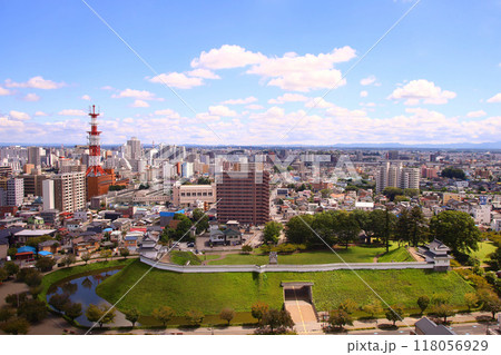 宇都宮市 宇都宮市役所から見た街並み(JR宇都宮駅方向) 宇都宮市 宇都宮市役所から見た街並み(JR宇都宮駅方向) 118056929