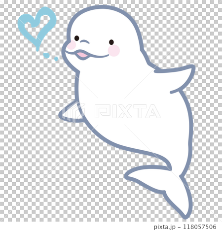 シロイルカ ベルーガ 海洋生物 シロイルカ ベルーガ 海洋生物 118057506