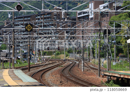 東海道本線山崎駅の構内 東海道本線山崎駅の構内 118058669