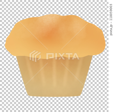 Simple plain muffin illustration 118059003
