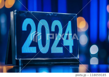 2024 American election predition design concept. 118059185