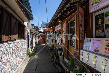 益善洞 韓屋通り 118059385