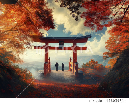 神社の鳥居 118059744
