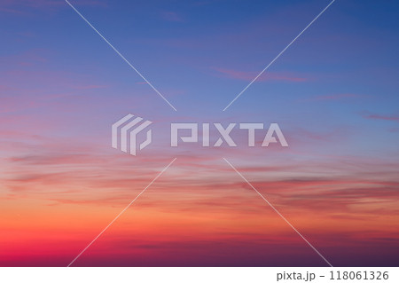 Sunset sky background 118061326