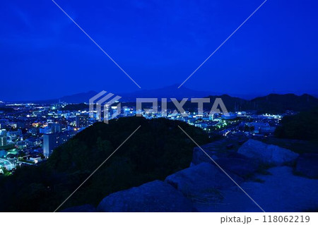 米子城跡からの夜景 米子城跡からの夜景 118062219
