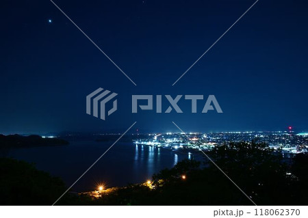 米子城跡からの夜景 118062370