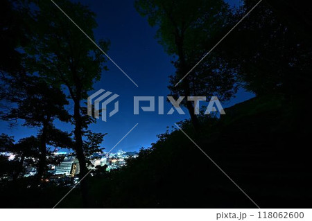 米子城跡からの夜景 118062600