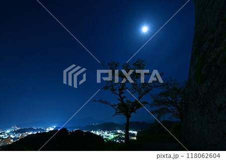 米子城跡からの夜景 米子城跡からの夜景 118062604