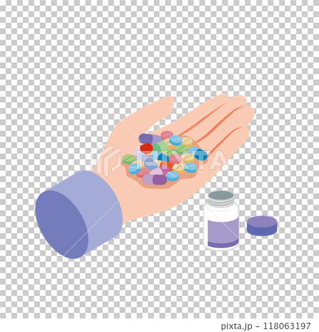 薬物依存のイメージイラスト 118063197