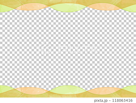 簡單的弧形設計框架、背景材質、水彩顏色 118063416