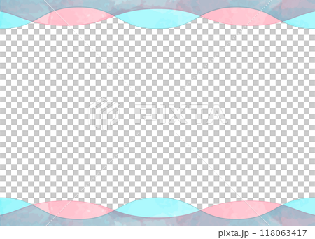 簡單的弧形設計框架，背景材料，水彩顏色，夏季配色方案 118063417