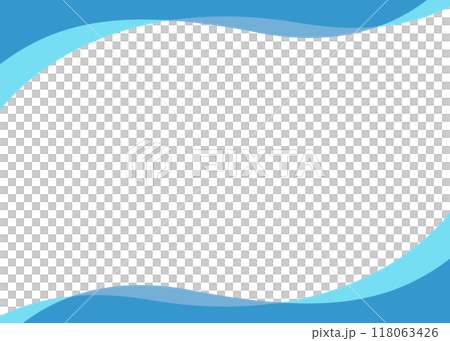 Simple design curved frame 118063426