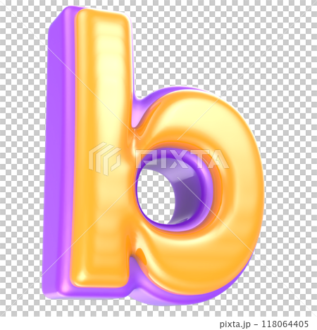 Font 3D Render 118064405