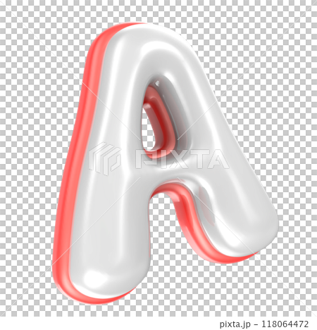 Font 3D Render 118064472