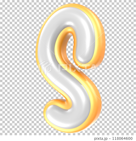 Font 3D Render 118064600