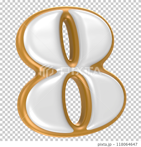 Font 3D Render 118064647