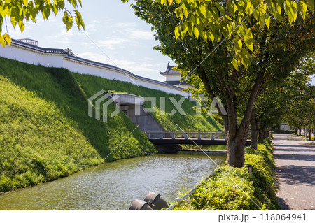 栃木県の宇都宮城址公園の景色 栃木県の宇都宮城址公園の景色 118064941