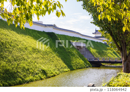 栃木県の宇都宮城址公園の景色 118064942