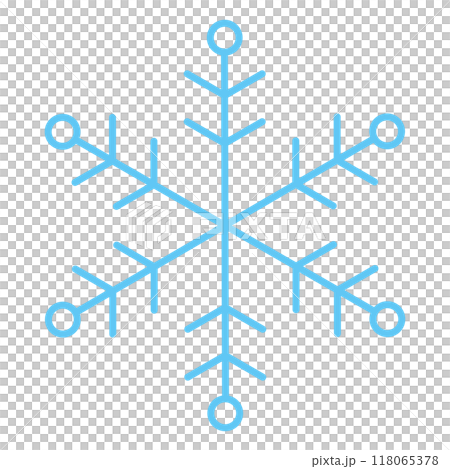 Snowflakes, line drawing icons, winter decoration materials Snowflakes, line drawing icons, winter decoration materials 118065378