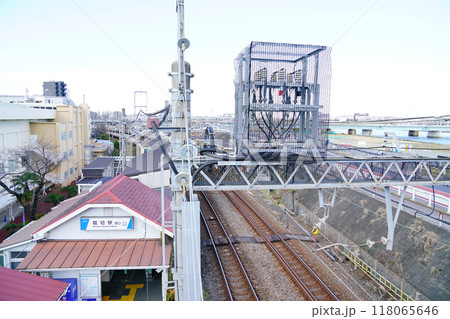 東武鉄道堀切駅の駅舎 118065646