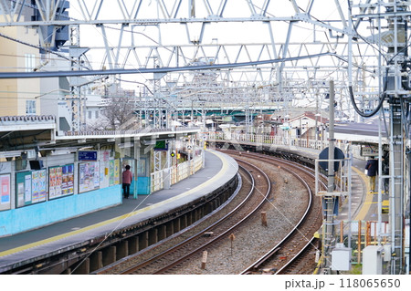 東武線堀切駅のホーム 118065650
