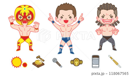 プロレスラー 118067565