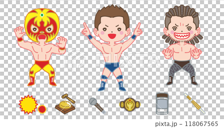 プロレスラー 118067565