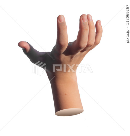 Grasping, holding, hand gesture, sign isolated on white background Grasping, holding, hand gesture, sign isolated on white background 118069267