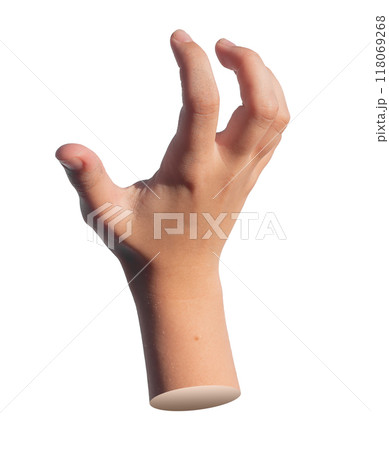 Catching, hand gesture, sign isolated on white background Catching, hand gesture, sign isolated on white background 118069268