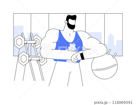 Drink water isolated cartoon vector illustrations. 118069391