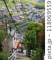 長崎の路地裏　坂道のある風景 118069559