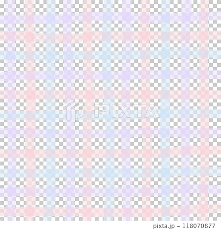 Pink Blue Purple Gingham Check Hand Drawn Background Overlay 118070877