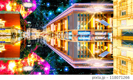 鏡面反射の異次元風景 鏡面反射の異次元風景 118071266